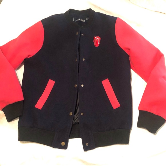 rolling stones denim jacket zara